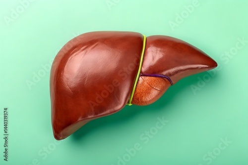 The liver, human liver, liver anatomy, internal organ, body parts, human internal organs