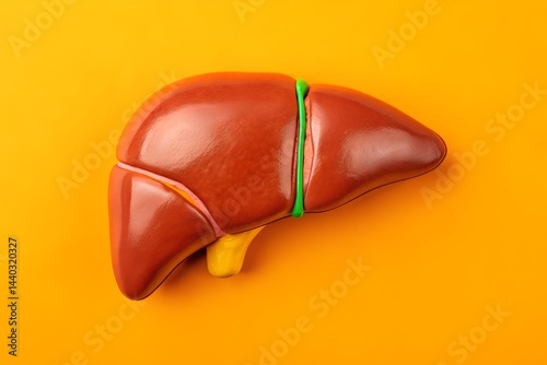 The liver, human liver, liver anatomy, internal organ, body parts, human internal organs