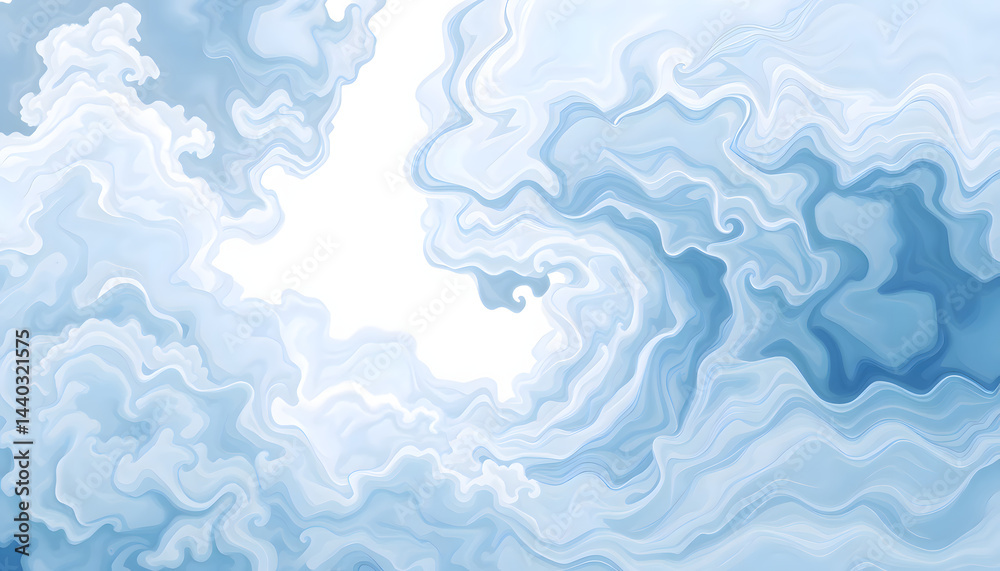 Obraz premium abstract blue background with waves