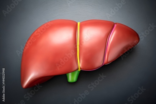 The liver, human liver, liver anatomy, internal organ, body parts, human internal organs