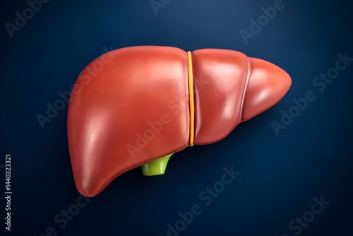 The liver, human liver, liver anatomy, internal organ, body parts, human internal organs