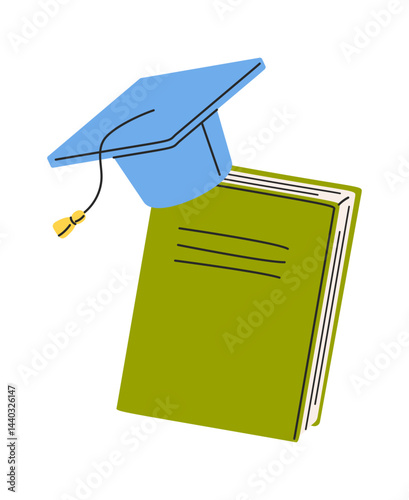 Student copybook hand drawn element