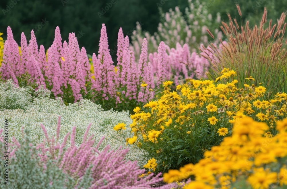 Obraz premium Professional high-resolution photo of a spring field in full bloom