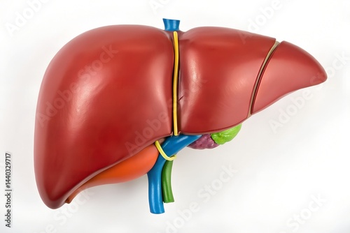 The liver, human liver, liver anatomy, internal organ, body parts, human internal organs