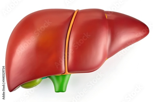 The liver, human liver, liver anatomy, internal organ, body parts, human internal organs