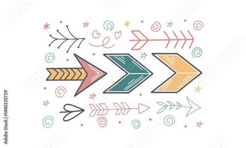 set of arrows