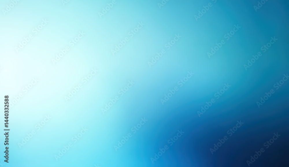 Obraz premium Soft blue abstract gradient background with smooth light and dark transitions.