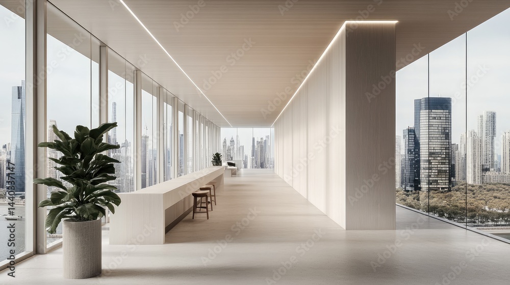 Wide open span created by strong hollow core flooring Wide open span created by strong hollow core flooring