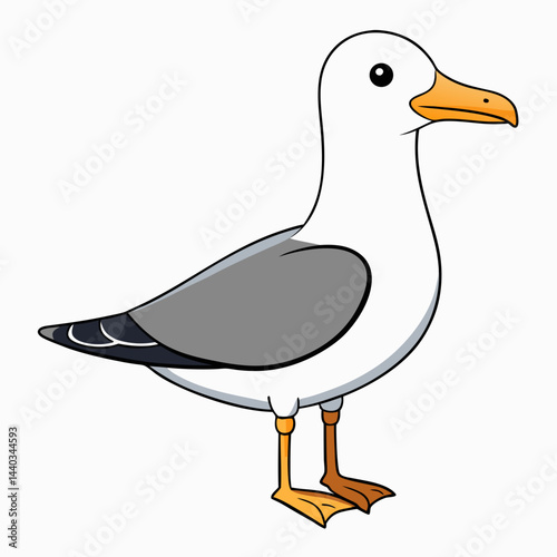 duck isolated on white