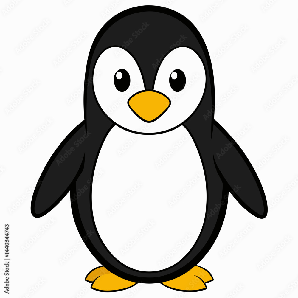 Obraz premium penguin on the snow