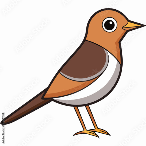 bird on a white background