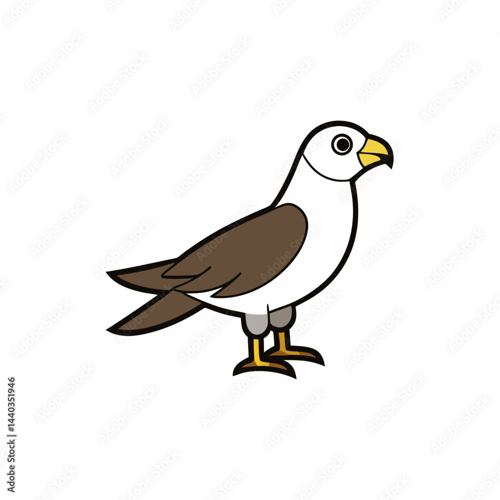 Obraz premium bird on a white background