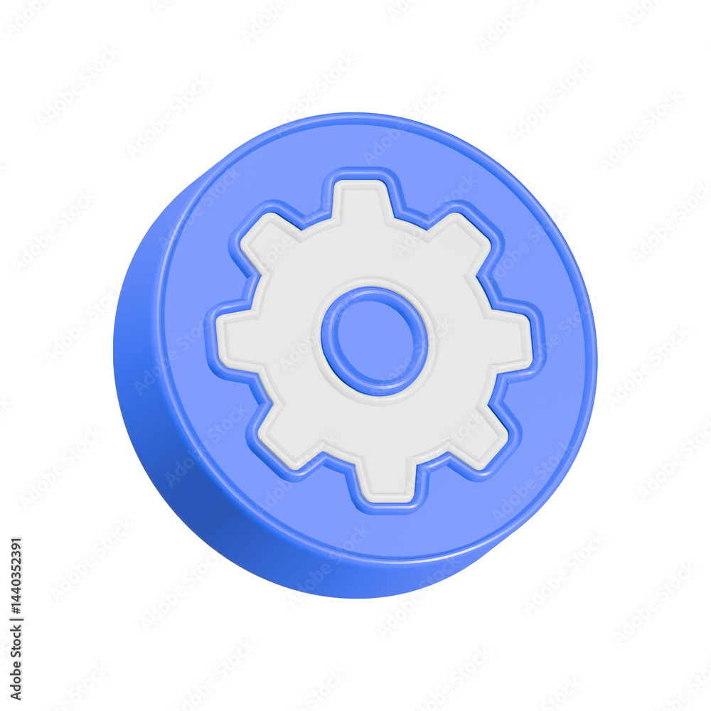 gear setting 3d rendering machine setting gear setting 3d rendering machine setting