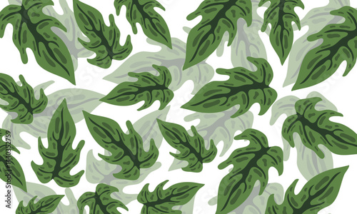 Lush Green Leaves Background: A Symphony of Nature's Beauty and Serenity