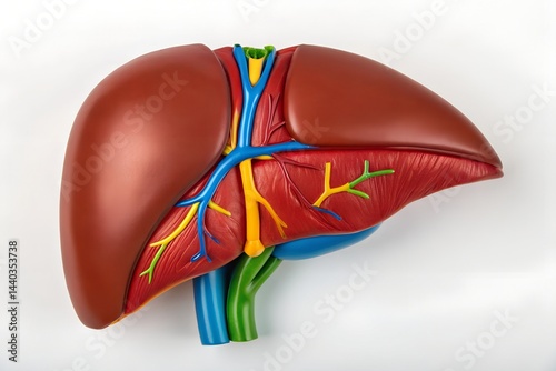 The liver, human liver, liver anatomy, internal organ, body parts, human internal organs
