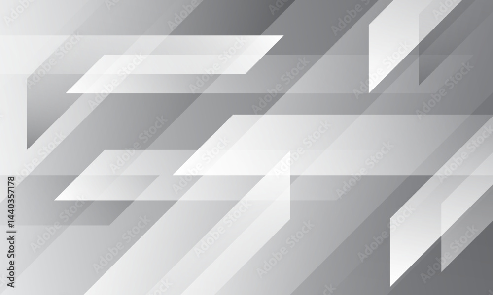 Fototapeta premium White abstract geometric background. Vector illustration