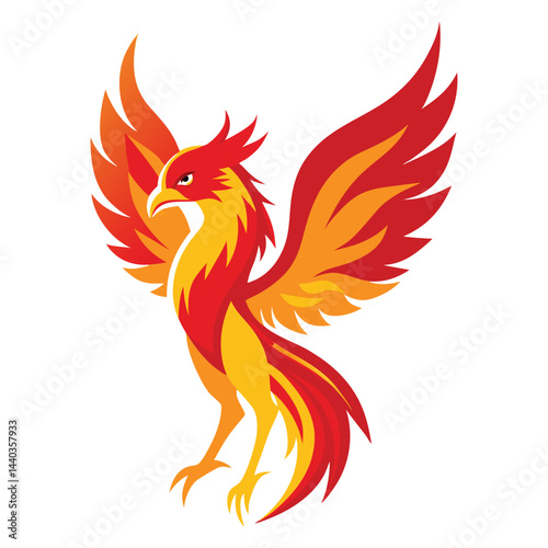 Phoenix bird Vector