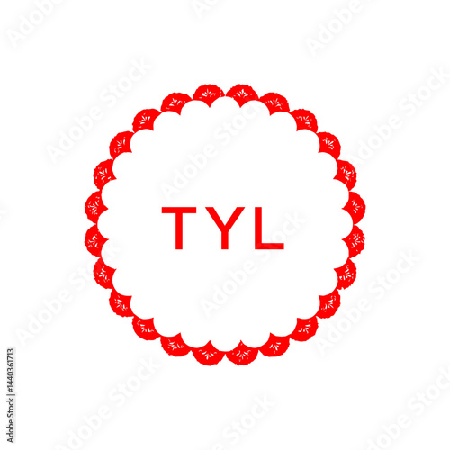 TYL Letter Initial Logo Design Template Vector Illustration