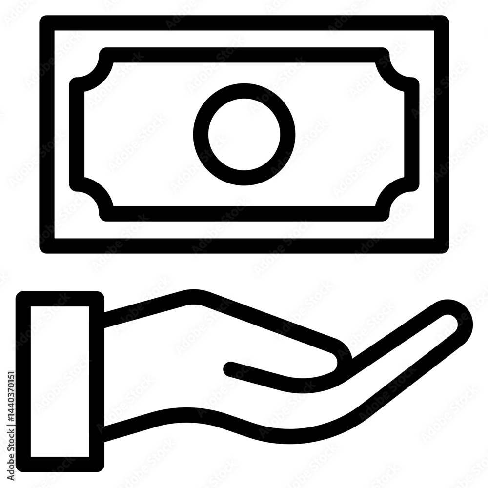 Revenue icon in vector illustration Revenue icon in vector illustration