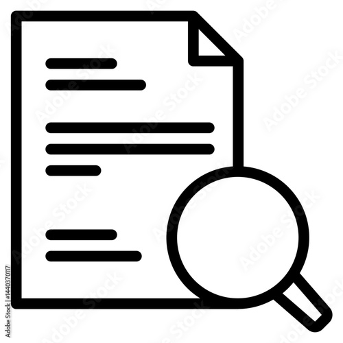 Analysis icon in vector illustration