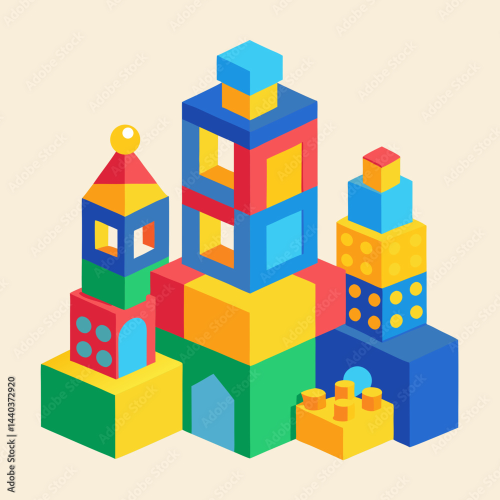 Fototapeta premium toy building blocks