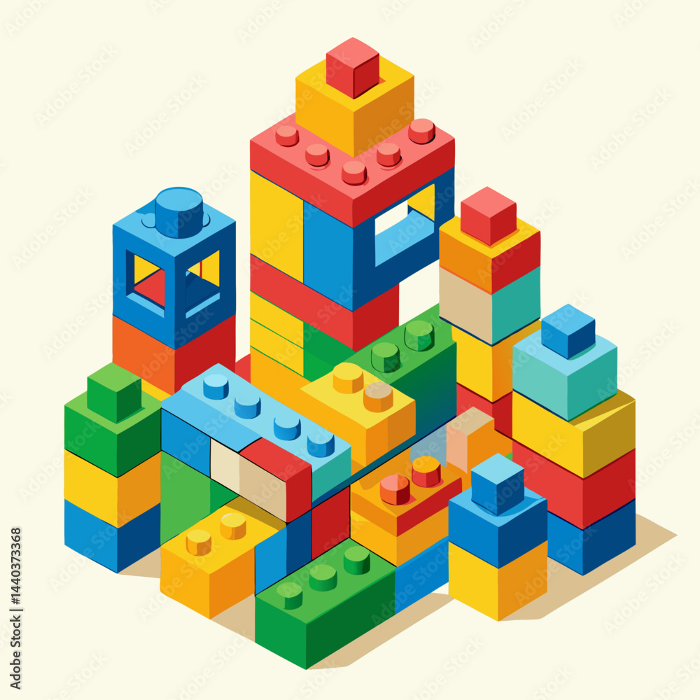 Obraz premium toy building blocks