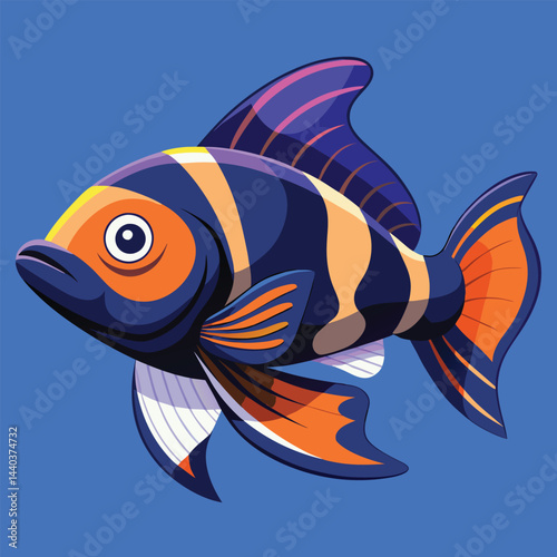Oscar Fish Vector Illustration - PNG Format

Vector Art of Oscar Fish Isolated on White Background