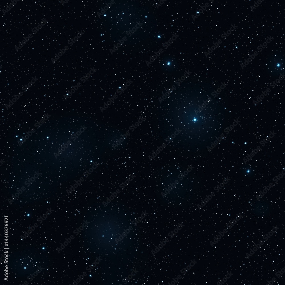Obraz premium Deep Space Star Field Seamless Background