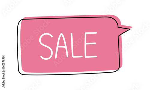手書きのSALEフキダシ