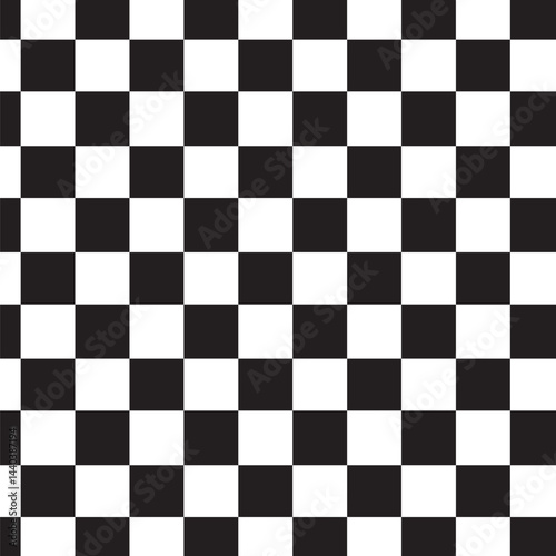 Black and white Checkered seamless pattern design