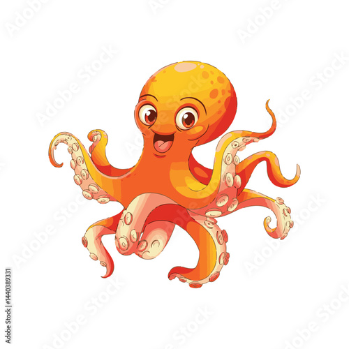 octopus cartoon illustration