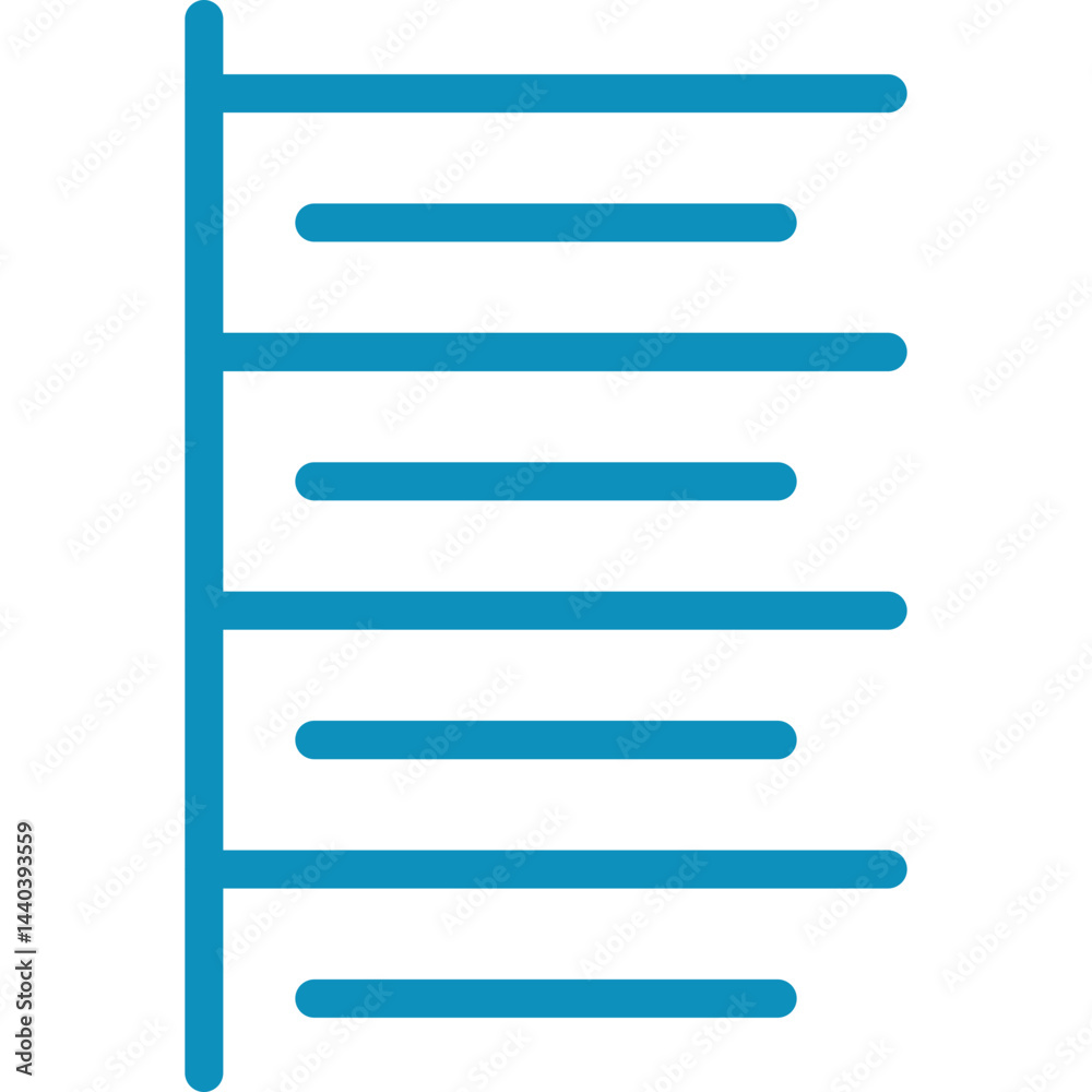 Text Alignment Left Flat Icon Text Alignment Left Flat Icon