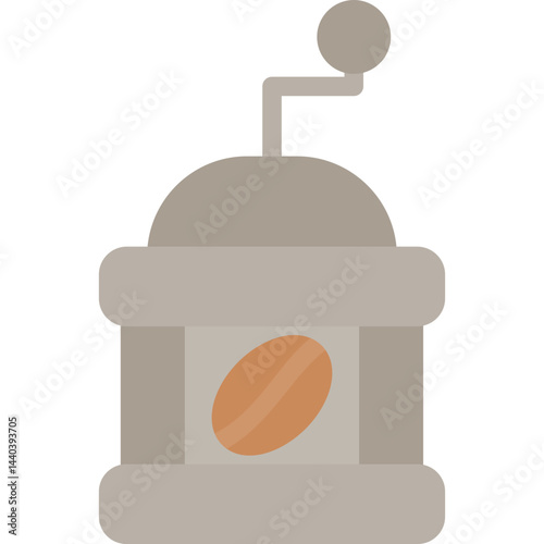 Coffee Grinder Flat Icon