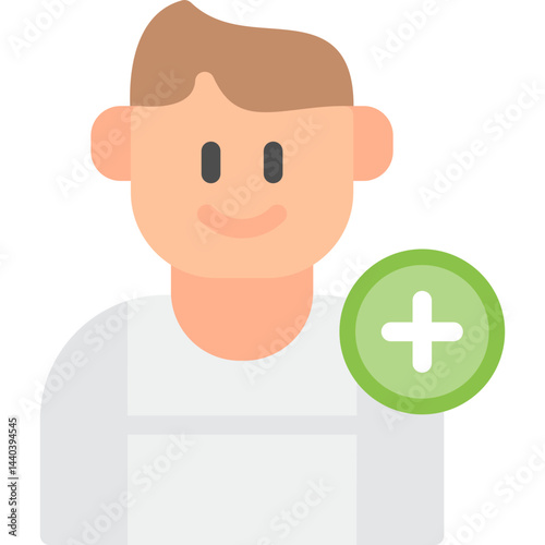 Hospital Patient Flat Icon