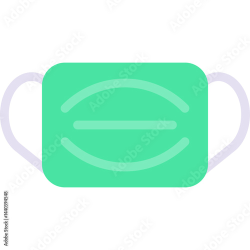 Hospital Mask Flat Icon