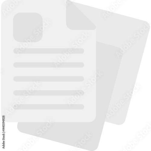 Document Page Flat Icon