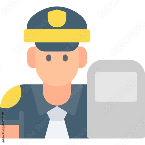 Prison Riot Flat Icon