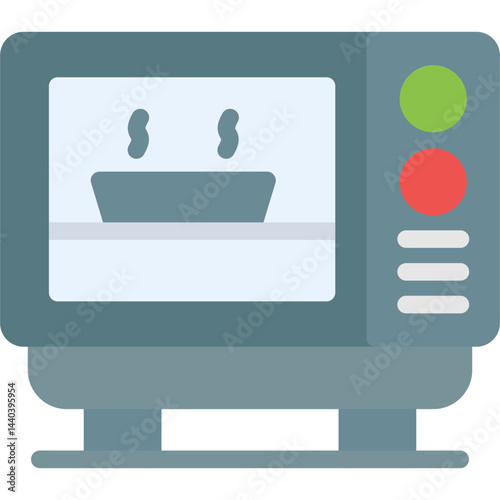 Microwave Flat Icon