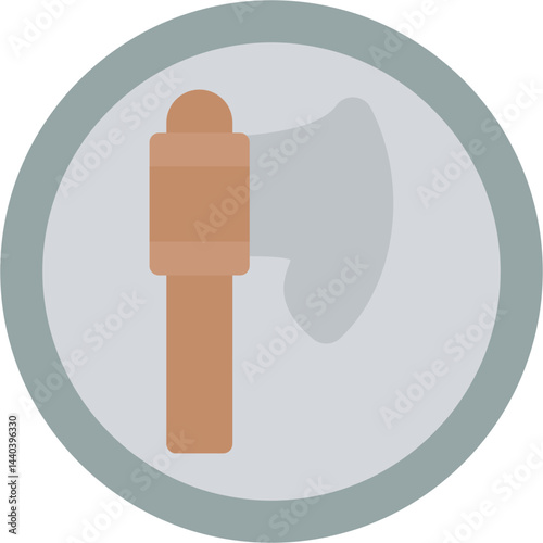 Viking Valhalla Flat Icon
