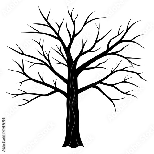 Download Chopped Thin And Long Tree Trunk Branch With Bark And Nodes  Eps File For Design.