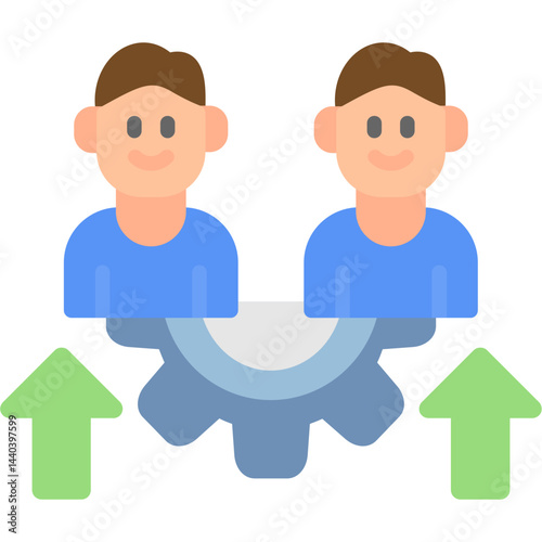 Leadership Development Flat Icon