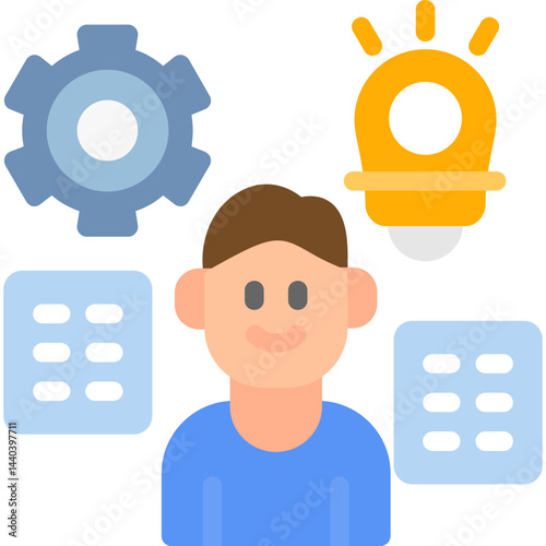 Leadership Skills Flat Icon