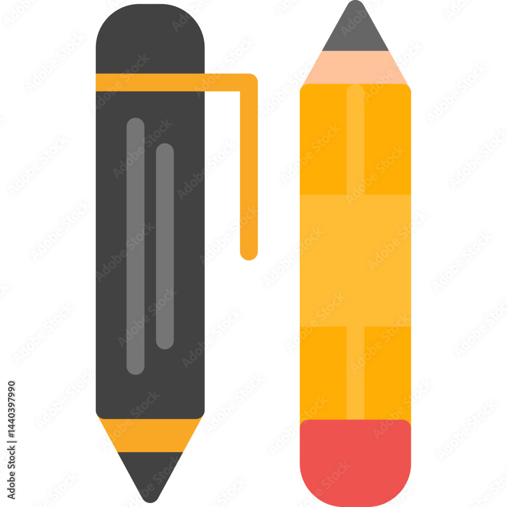 Office Stationery Flat Icon Office Stationery Flat Icon