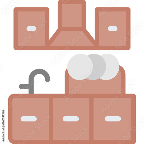 Office Kitchen Flat Icon