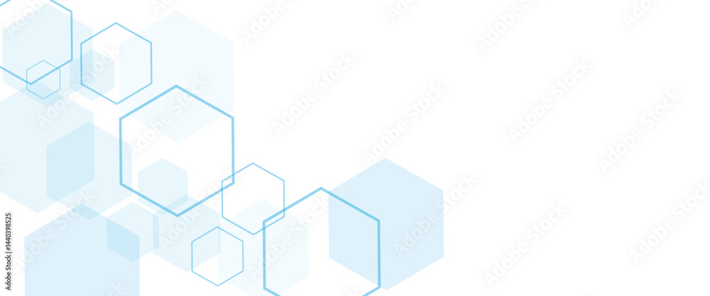 Vector hexagons pattern for Medical, technology or science design Vector hexagons pattern for Medical, technology or science design