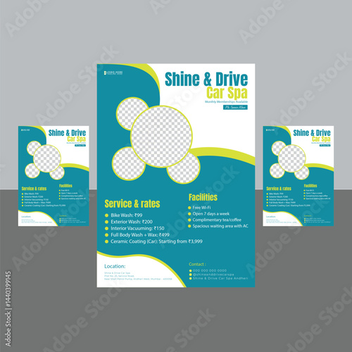 Professional cleaning service print flyer and poster editable template, Home Maid service, cleaning leaflet, pamphlet suitable for housekeeper business promotional marketing flyer design