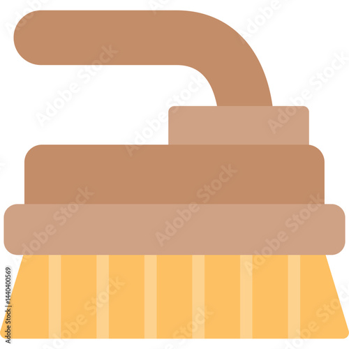 Cleaning Brush Flat Icon