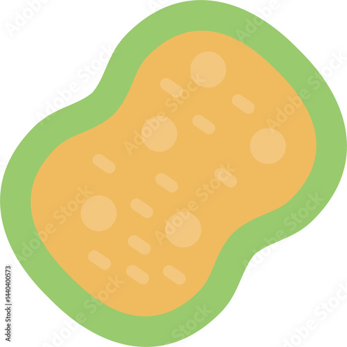 Cleaning Sponge Flat Icon