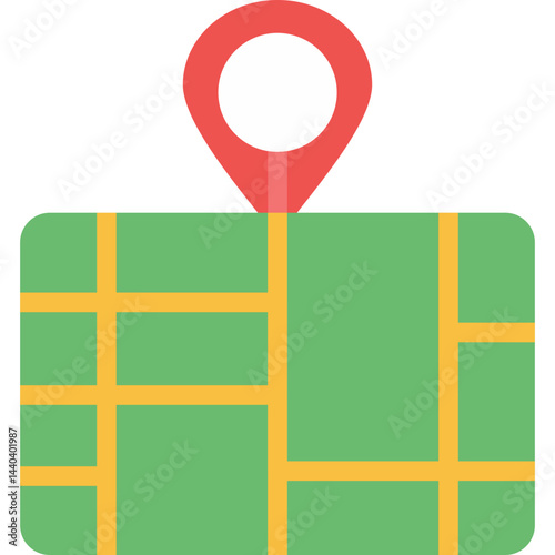 Location Map Icon Flat Icon