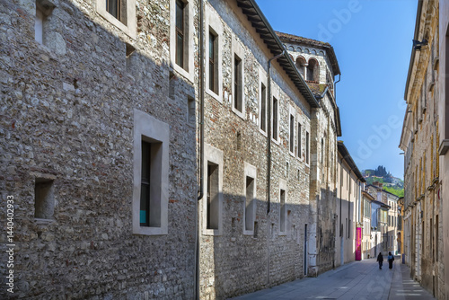 Street in Brescia. Italy
